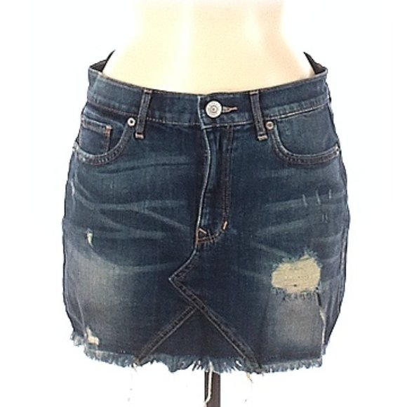Express Dresses & Skirts - Express Denim Skirt